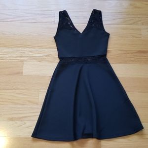 Mini black dress